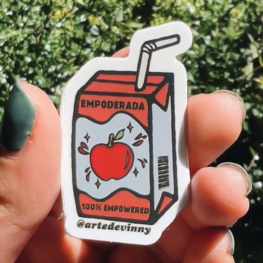 Empoderada (Empowered) Juice Sticker