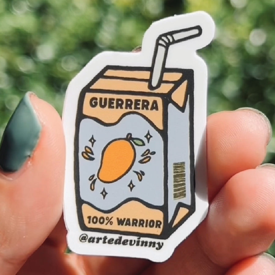 Guerrera (Warrior) Juice Sticker