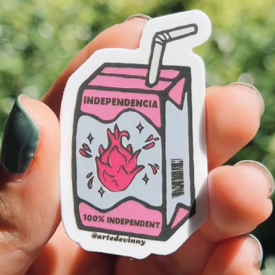 Independencia (Independence) Juice Sticker