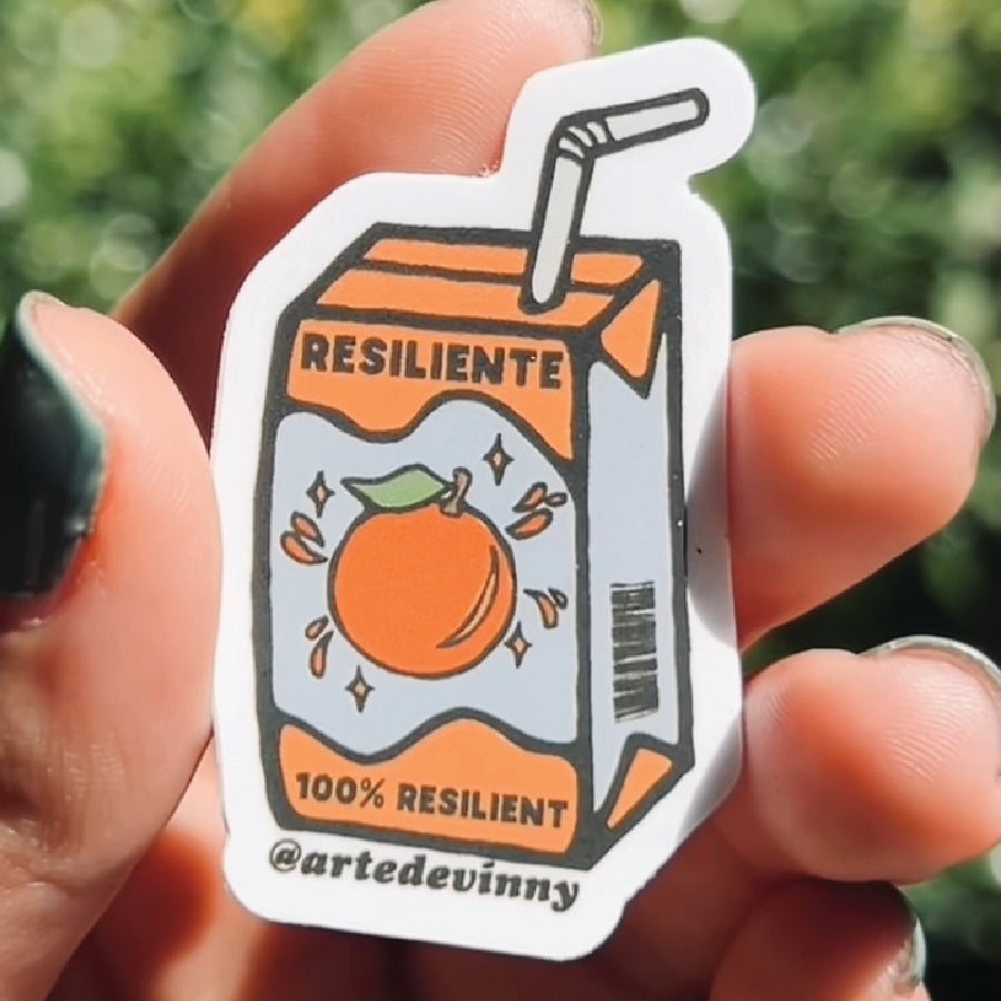 Resiliente (Resilient) Juice Sticker